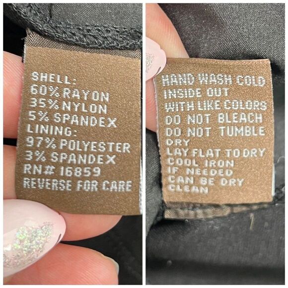 J. Mclaughlin Black Shift Dress Eyelet Embroidery Bainbridge Jewel XS - Picture 6 of 12